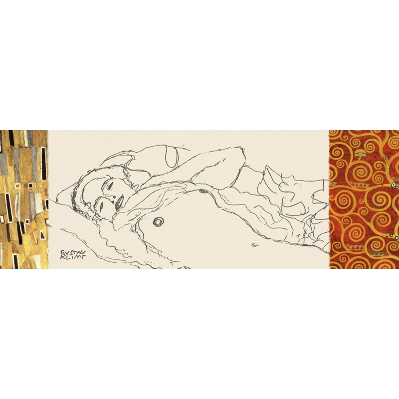 Tableau sur toile. Gustav Klimt, Deco Woman I