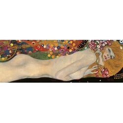 Leinwandbilder. Gustav Klimt, Wasserschlangen II (detail)