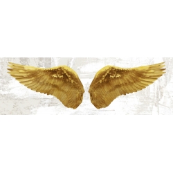 Quadro, stampa su tela. Joannoo, Angel Wings (Gold II)