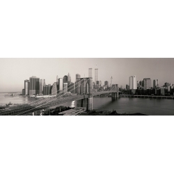Cuadro en canvas, poster New York. Sohm Joseph, Puente de Brooklyn