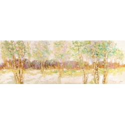 Wall art print and canvas. Lucas, Birch wood I