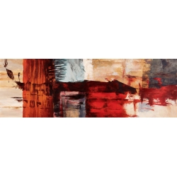 Cuadro abstracto moderno en canvas. Heather Taylor, Breathe (detalle)