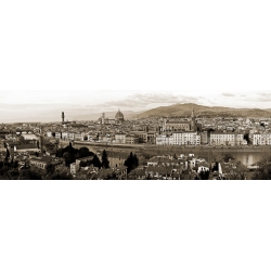 Quadro, stampa su tela. Ratsenskiy, Vista panoramica di Firenze