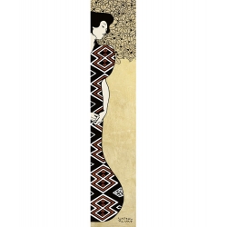 Cuadro en canvas. Gustav Klimt, Mujer y árbol I (Gold)