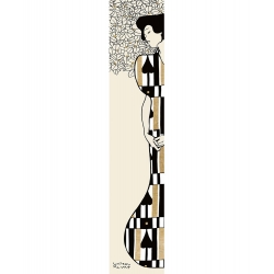 Leinwandbilder. Gustav Klimt, Frau und Baum II (Neutral)