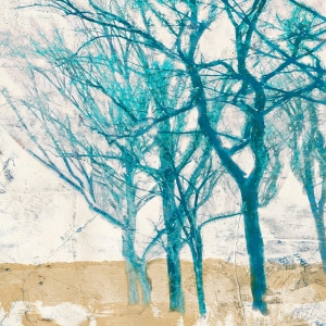Wall art print and canvas. Alessio Aprile, Turquoise Trees II