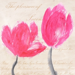 Quadro, stampa su tela. Muriel Phelipau, Classic Tulips I