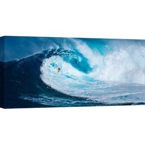 Tableau sur toile. Surfer sur la vague, Tasmanie (détail)