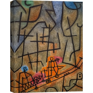 Leinwandbilder. Paul Klee, Conquest of the Mountain