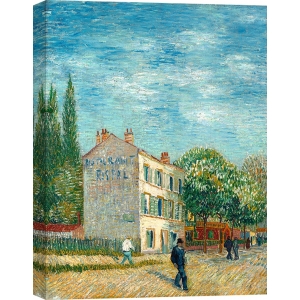 Quadro, stampa su tela. Vincent van Gogh, Ristorante Rispal ad Asnières
