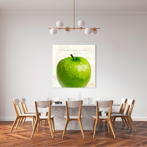 Leinwandbilder für Küche. Remo Barbieri, La pomme vert