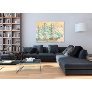 Wall art print and canvas. Joannoo, Sailing to the World