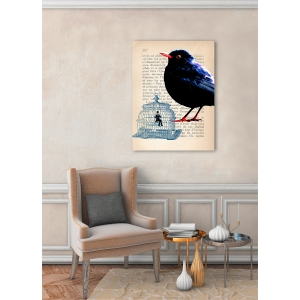 Wall art print and canvas. Stef Lamanche, Cage à l'homme