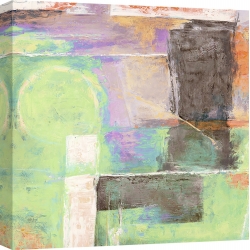 Cuadro abstracto moderno en canvas. Alessio Aprile, The Island I