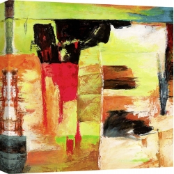 Cuadro abstracto moderno en canvas. Alessio Aprile, Jungle III