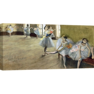 Cuadros bailarinas en canvas. Edgar Degas, Escuela de Ballet (detalle)