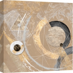 Cuadro abstracto geometrico en canvas. Arturo Armenti, Constelaciones II