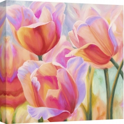 Quadro, stampa su tela. Cynthia Ann, Tulips in Wonderland II