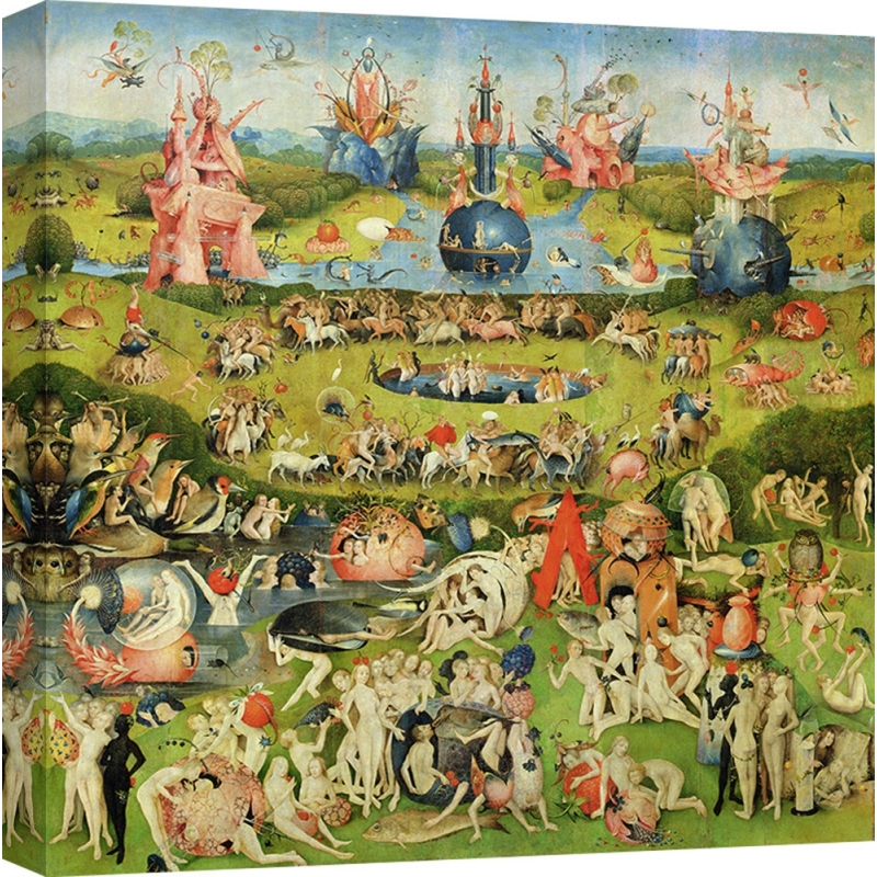 Cuadro Famoso En Canvas Hieronymus Bosch El Jardín De Las Delicias Ii