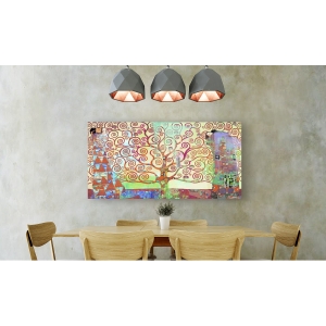 Tableau sur toile. Eric Chestier, L'Arbre de la Vie de Klimt 2.0