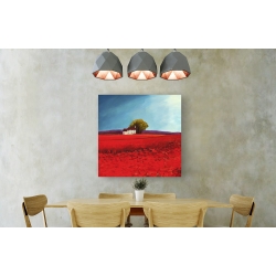Wall art print and canvas. Philip Bloom, Field of poppies (detail)