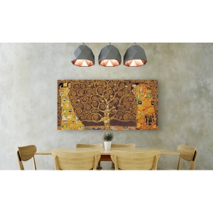 Tableau sur toile. Gustav Klimt, L'Arbre de la Vie (Brown Variation)