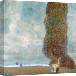 Quadro, stampa su tela. Gustav Klimt, I grandi pioppi