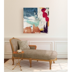 Wall art print and canvas. Anne Munson, Colors Royale I
