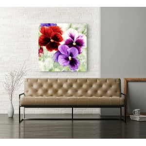 Cuadros de flores modernos en canvas. Jenny Thomlinson, Violette I
