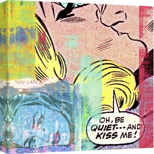 Quadro, stampa su tela. Eric Chestier, Be Quiet…and Kiss Me!