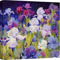Wall art print and canvas. Nel Whatmore, Irresistible Iris