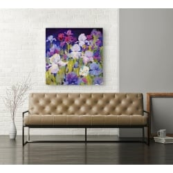 Wall art print and canvas. Nel Whatmore, Irresistible Iris