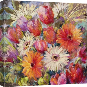 Tableau floral sur toile. Nel Whatmore, Fun, fun, fun!