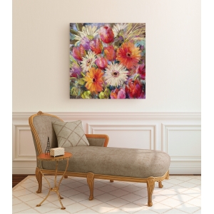 Tableau floral sur toile. Nel Whatmore, Fun, fun, fun!