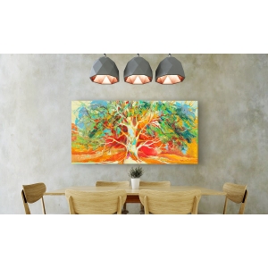 Leinwandbilder mit Bäume. Luigi Florio, Farbiger Baum