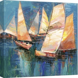 Cuadros de barcos en canvas. Florio, Barco de vela