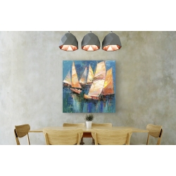 Wall art print and canvas. Luigi Florio, Sailing