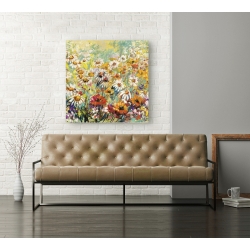 Wall art print and canvas. Luigi Florio, Field in Bloom (detail)