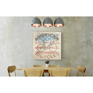 Wall art print and canvas. Skip Teller, American Bikes