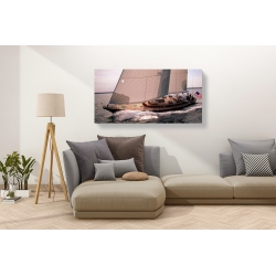 Wall art print and canvas. Neil Rabinowitz, Sailboat on its way home