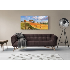 Wall art print and canvas. Adriano Galasso, Tuscan hills
