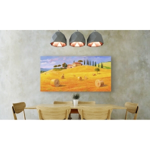 Wall art print and canvas. Adriano Galasso, Hills in Tuscany