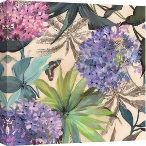 Cuadros de flores modernos en canvas. Eve C. Grant, Hortensias lilas