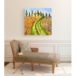 Wall art print and canvas. Massimo Germani, Country house