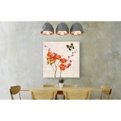 Wall art print and canvas. Teo Rizzardi, Orchids & Butterflies I