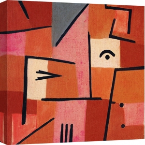 Tableau sur toile. Paul Klee, Beware of Red