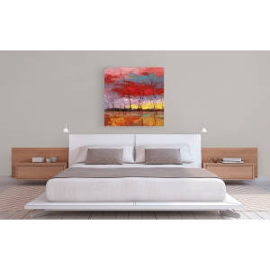 Wall art print and canvas. Lucas, Sunset in the Woods I