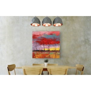 Wall art print and canvas. Lucas, Sunset in the Woods I