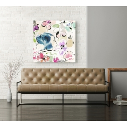 Wall art print and canvas. Kelly Parr, Floral Funk I