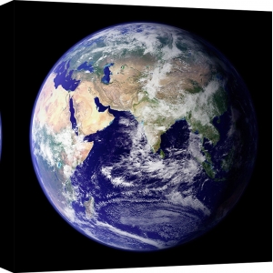 Tableau sur toile. Nasa, Terre vue de l'espace (Asie)